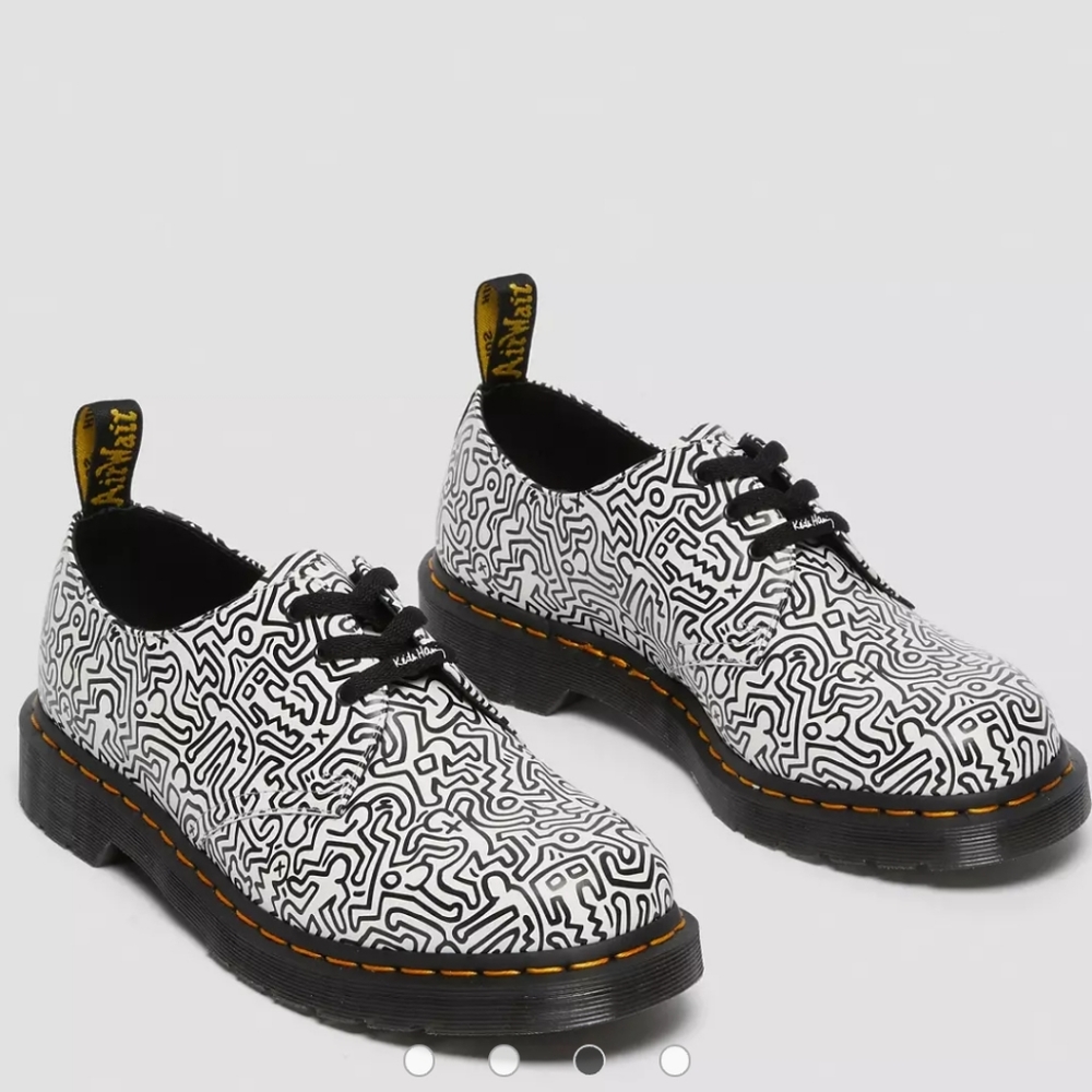 Dr martens x Keith Haring 1461 3 eye shoes in whit